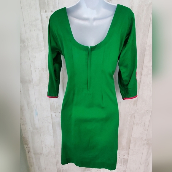 💚5/$25 Kashmiri Tunic Pakistani Indian Kurti Chikan Traditional Dress Size 4 - Picture 5 of 11